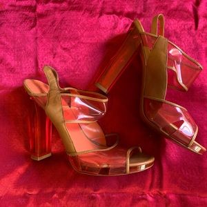 Pink Jelly Via Spiga Heels